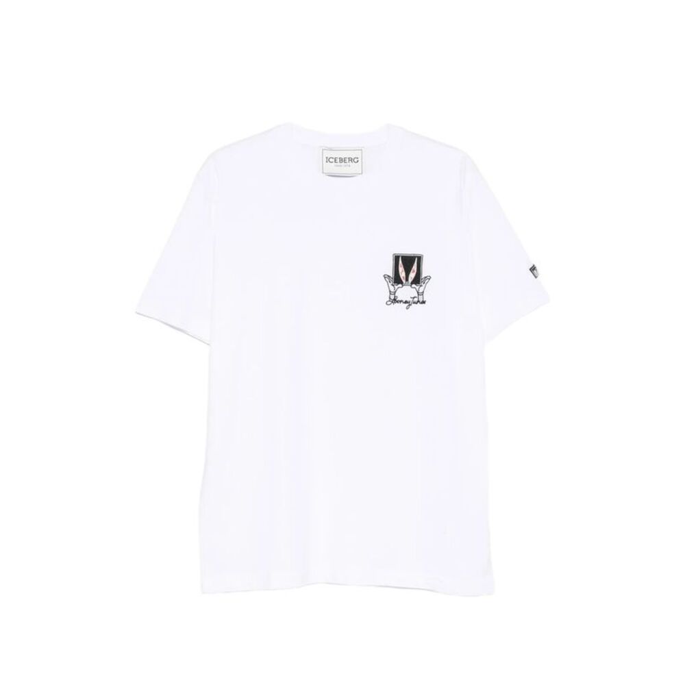 Iceberg White T-Shirts & Vests - T-Shirts Men